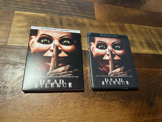 Dead Silence (4K Ultra HD/ Blu ray, Scream Factory, Classic Horror-Slip, NEW)