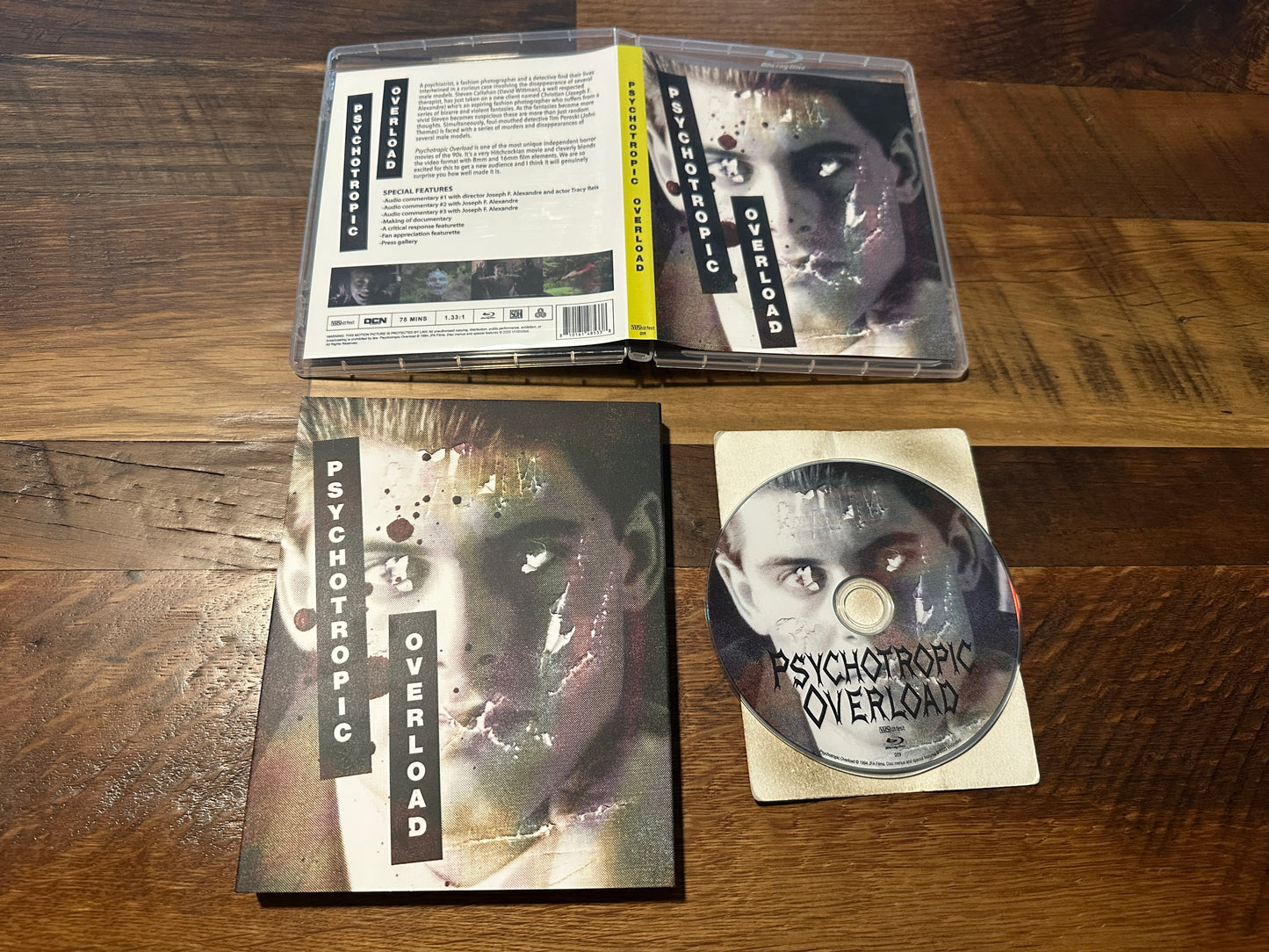 Psychotropic Overload (Blu ray, Vinegar Syndrome Partner Label , Slip)