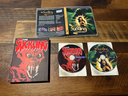 The Suckling (Blu ray, Vinegar Syndrome, OG Slipcover, 80’s Horror)