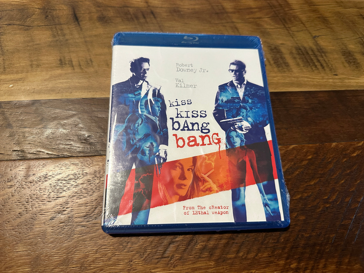 Kiss Kiss Bang Bang (Blu ray, Warner Bros, Val Kilmer 2005 Classic, NEW)