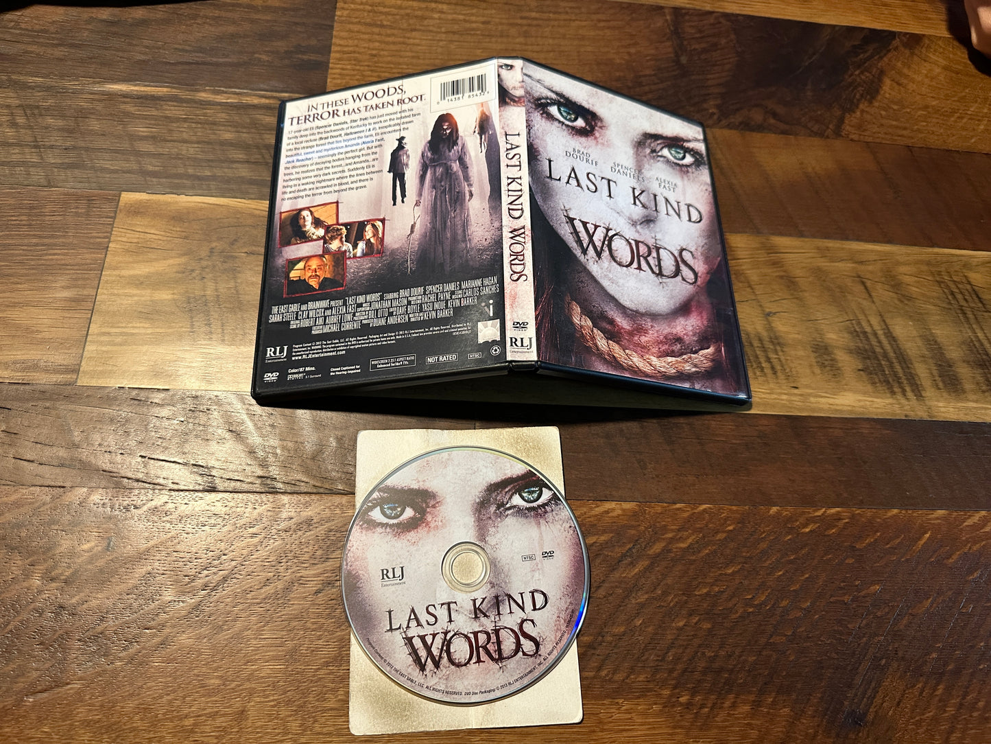 Last Kind Words DVD-RLJ Entertainment-Brad Dourif-Widescreen-