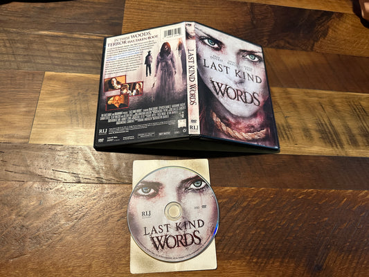Last Kind Words DVD-RLJ Entertainment-Brad Dourif-Widescreen-