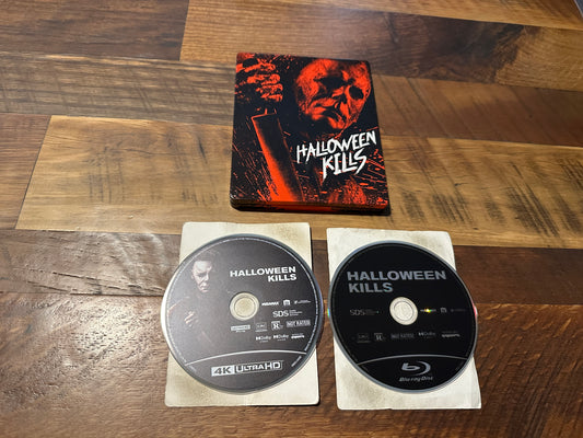 Halloween Kills (4K Ultra HD/Blu ray, Limited Ed, Red Cover Steelbook, No Digital)