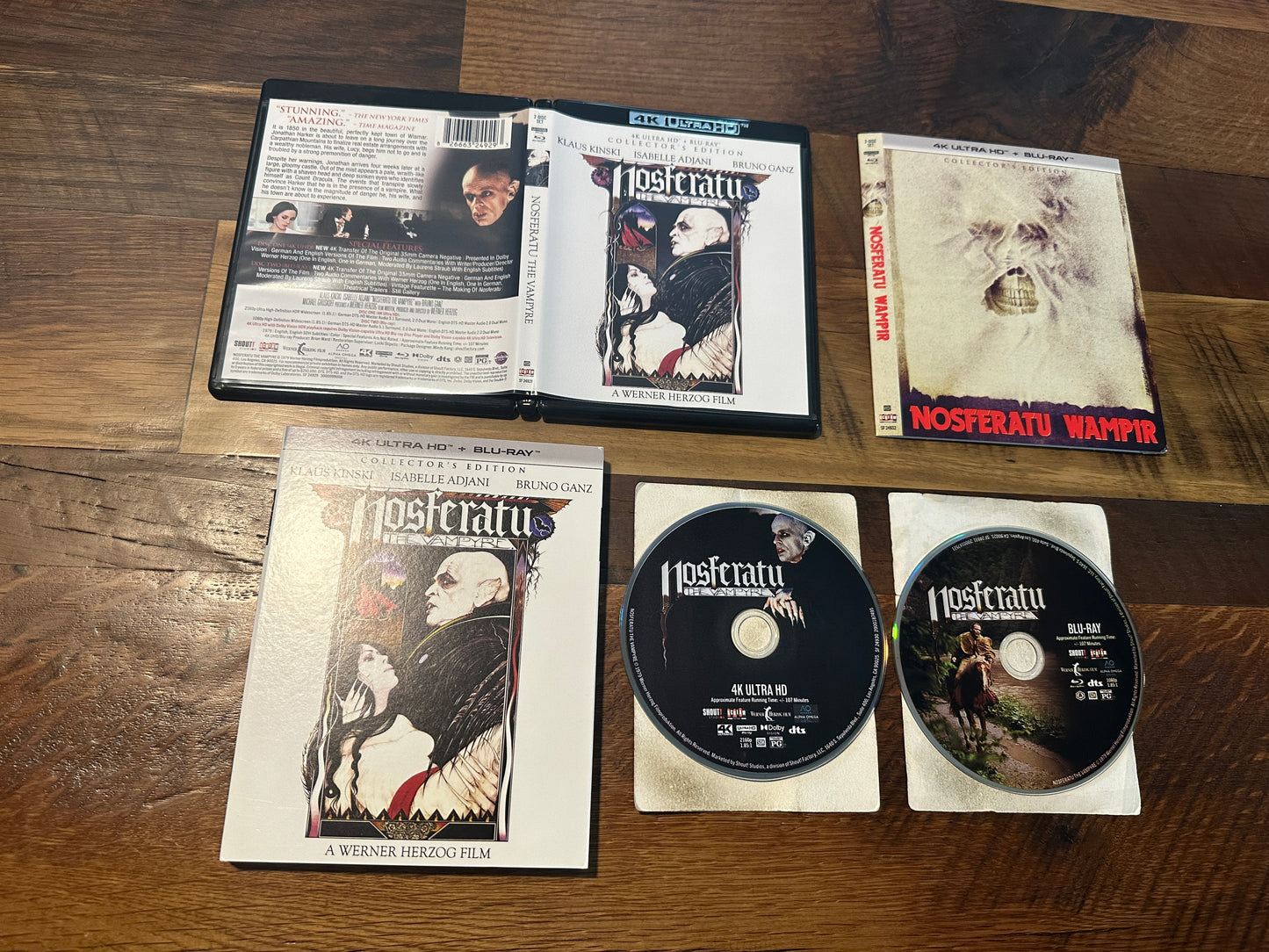 Nosferatu The Vampyre (4K Ultra HD, Scream Factory, Scream Factory, 2X Slips)