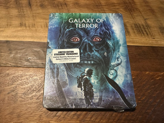 Galaxy Of Terror Blu ray-Scream Factory-Steelbook-Limited Edition-NEW