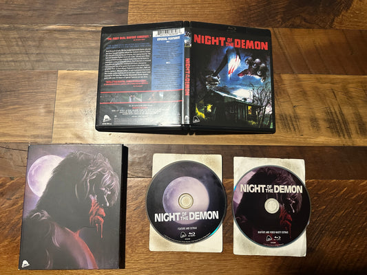 Night of the Demon (Blu ray, Severin Film, Slipcover, 80's Horror)
