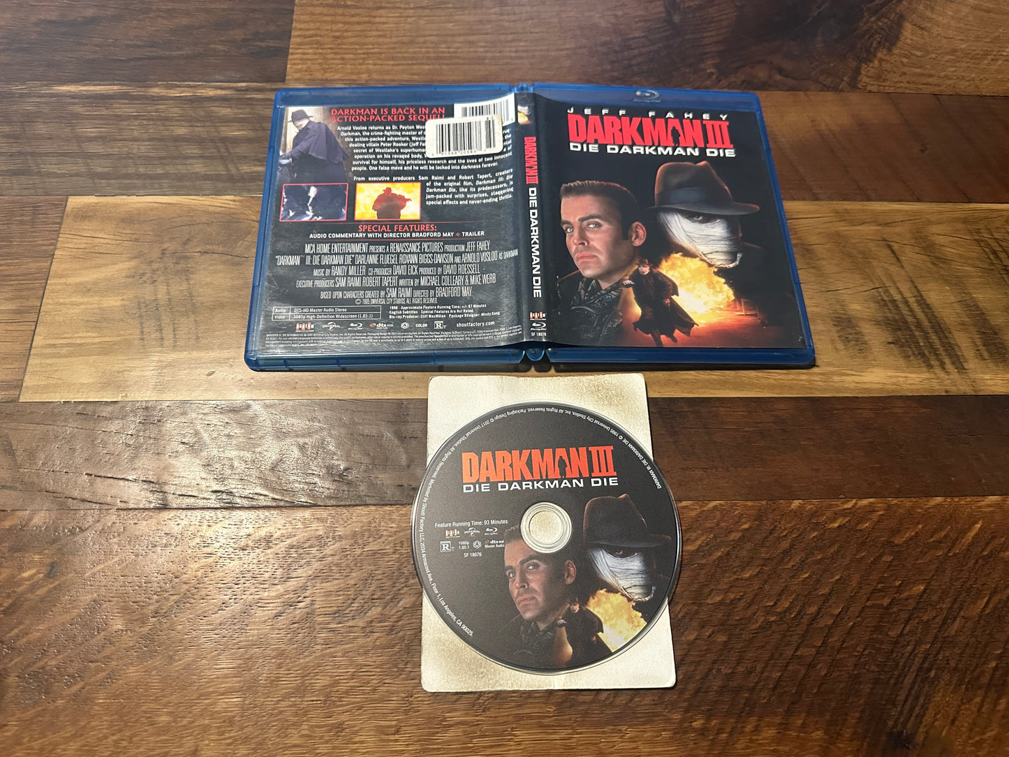 Darkman III (Blu ray, Scream Factory, 90’s Classic, Widescreen)