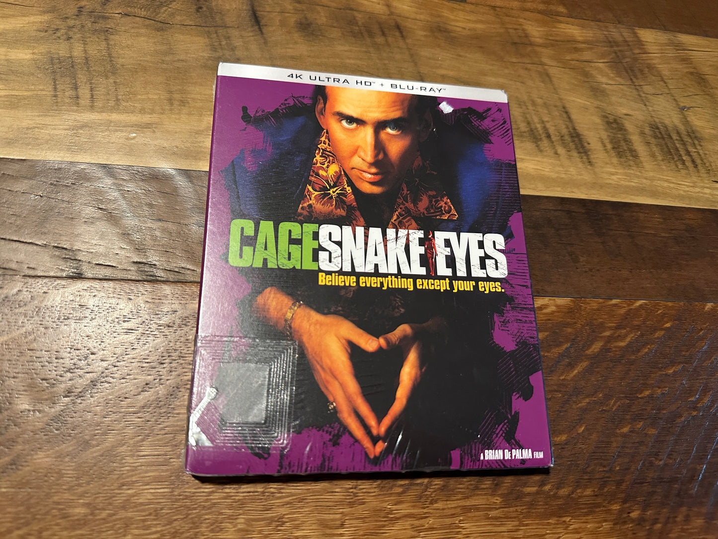 Snake Eyes (4K Ultra/Blu ray, Kino Studios, Slipcover, Nicolas Cage, NEW)