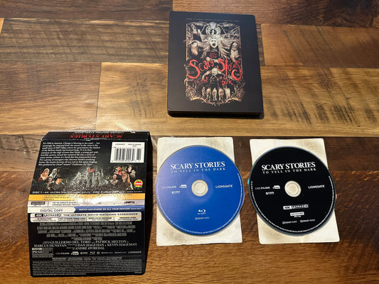Scary Tales To Tell In The Dark (4K Ultra HD/Blu ray, Steelbook, No Digital)