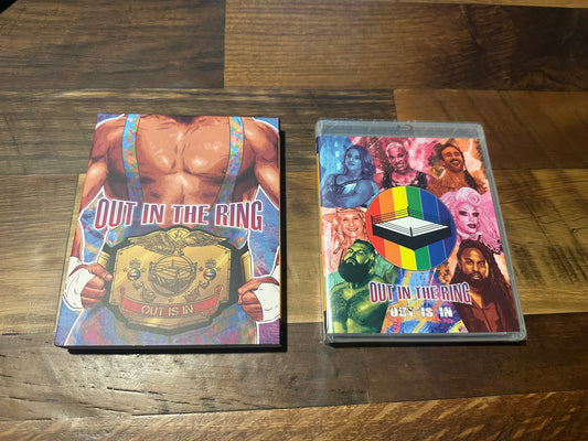 Out In The Ring Blu ray-Vinegar Syndrome Partner Label-Slipcover-NEW