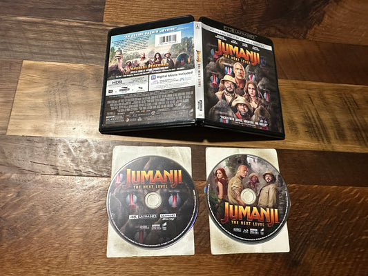 Jumanji The Next Level (4K Ultra HD/Blu ray, Sony, 2 Disc, No Digital)