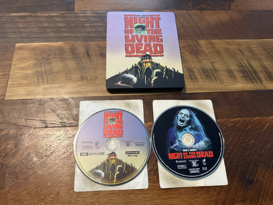 Night Of The Living Dead (4K Ultra HD/Blu ray, 35th Ann, Steelbook, No Dig)