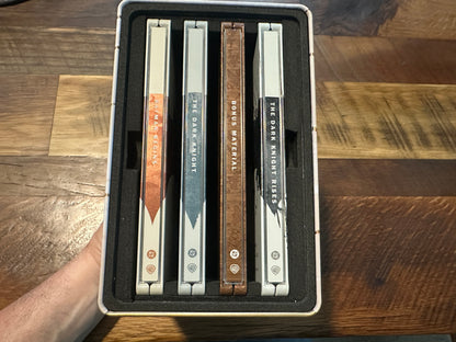 The Dark Knight Trilogy (4K Ultra HD, Tin Packaging, Steelbooks, No Digital)