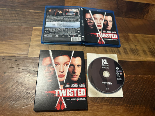 Twisted Blu ray-Kino Lorber-Slipcover-Ashley Judd 2004 Classic-