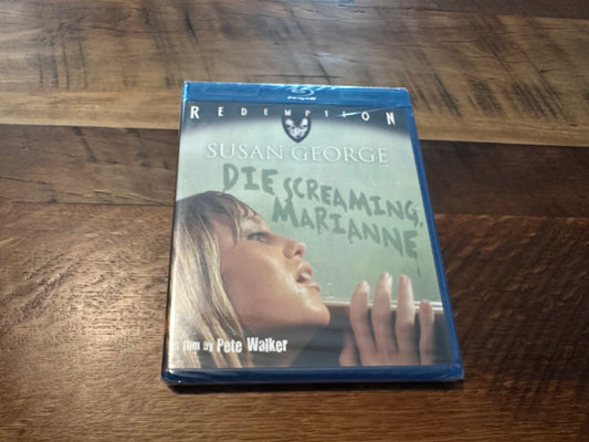 Die Screaming Marianne Blu ray-Redemption Films-70’s Pete Walker-NEW