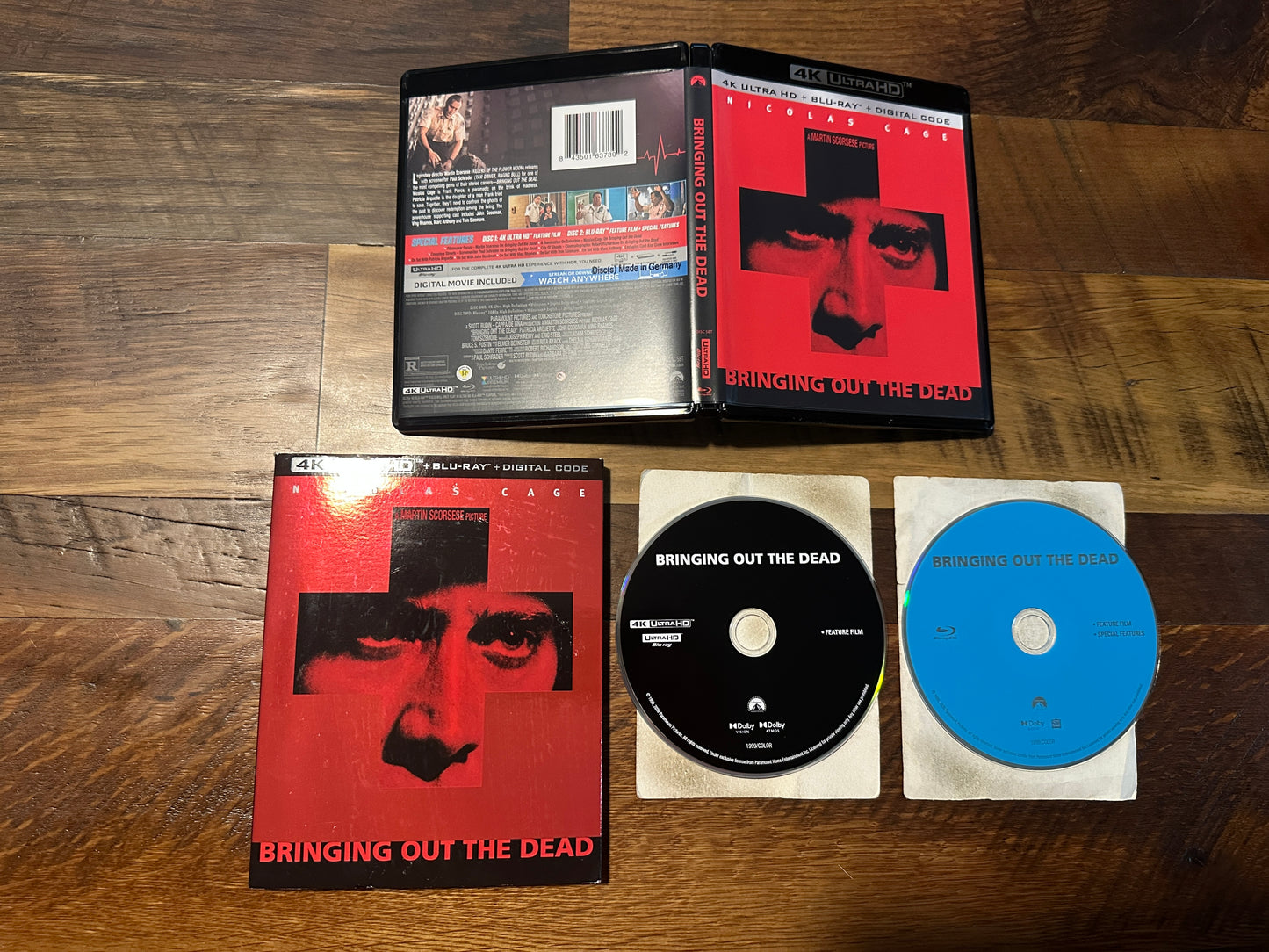 Bringing Out The Dead (4K Ultra HD, Paramount, Slipcover, No Digital)