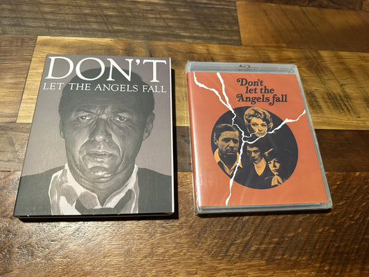 Don’t Let The Angels Fall (Blu ray, Vinegar Syndrome Partner Label, Slipcover, NEW)