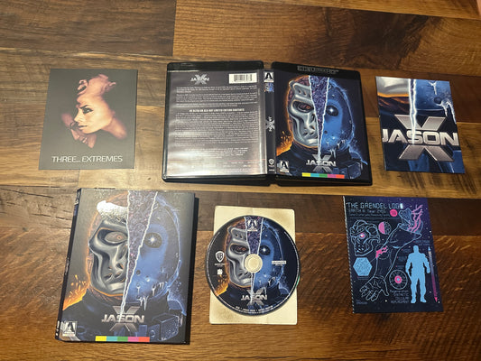 Jason X 4K Ultra HD-Arrow Video-Slipcover-Booklet & Poster-Classic