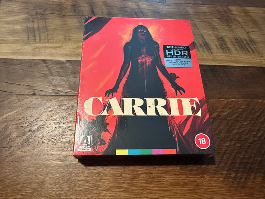 Carrie 4K Ultra HD-Arrow Video-Limited Edition-Slipcover-NEW/Sealed