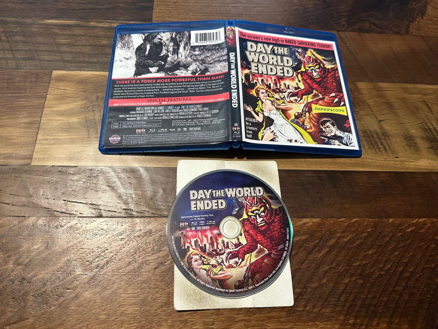 Day The World Ended Blu ray-Scream Factory-Site Exclusive-OOP