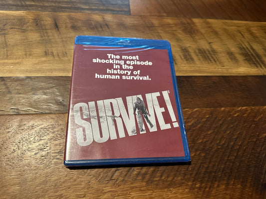 Survive! (Blu ray, Shout Factory, 70’s Classic, Widescreen, NEW/Sealed)