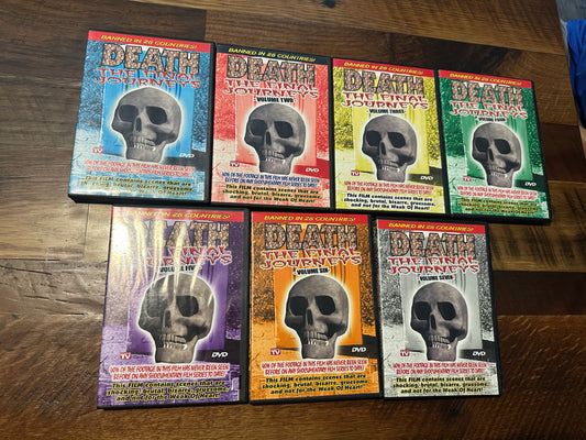 Death the Final Journeys Part 1-7 (DVD's, Wayne Entertainment, Shockumentary,OOP)