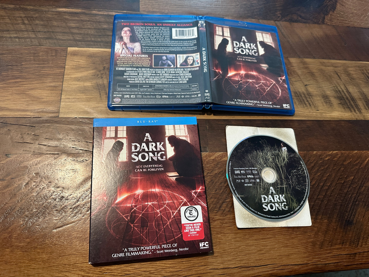 A Dark Song (Blu ray, Scream Factory, Rare Slipcover, 2017 Horror)
