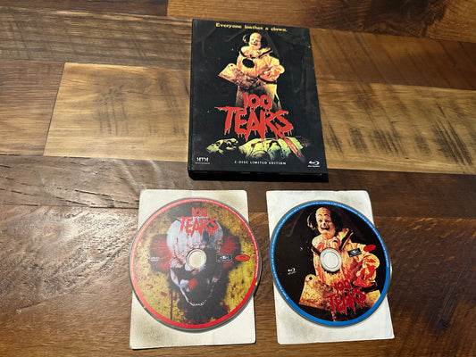 100 Tears Blu ray/DVD-MTM Ent-Mediabook-Region B-Very Rare-OOP