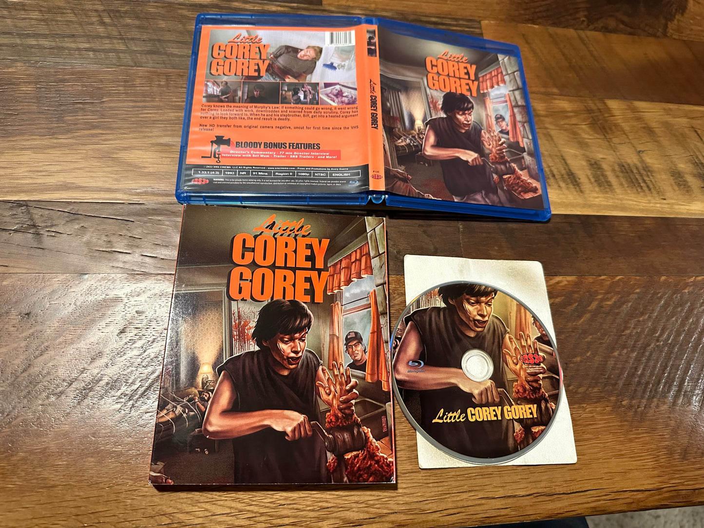 Little Corey Gorey Blu ray-SRS Cinema-Slipcover-Rare Signed-