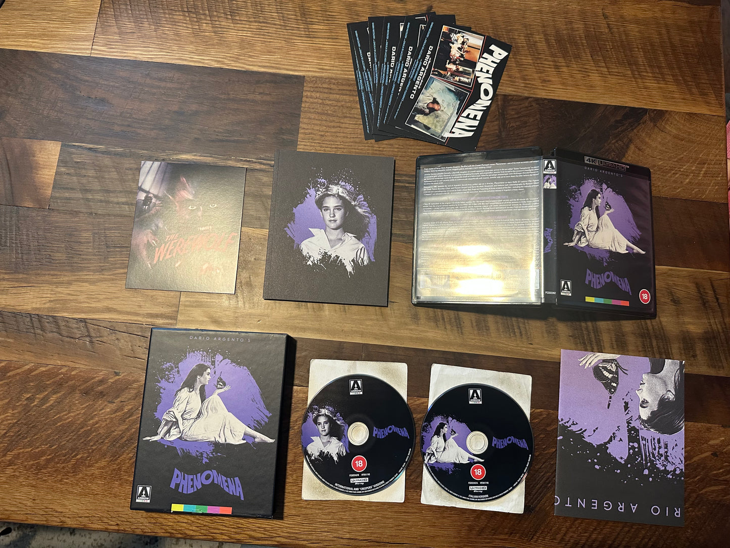 Phenomena 4K Ultra HD-Arrow Video-Limited Edition-2 Disc-Booklet