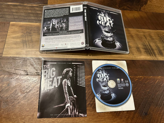 The Big Heat Blu ray-Twilight Time-Limited Ed-3000 Made-OOP