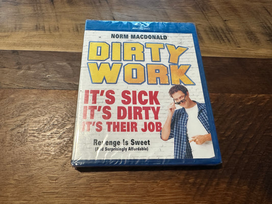 Dirty Work (Blu ray, Olive Films, Norm Macdonald 90’s Classic, NEW)