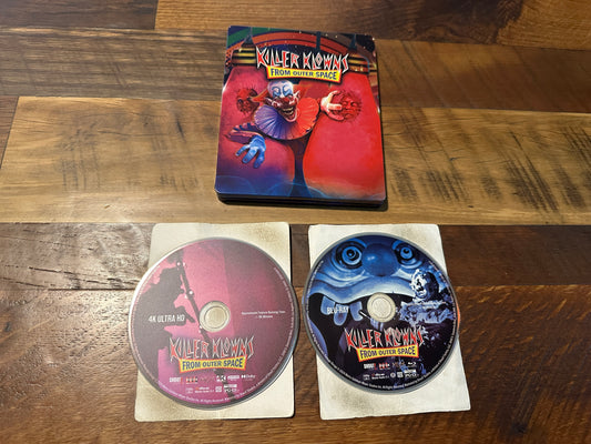 Killer Klowns From Outer Space (4K Ultra HD/ Blu ray, Steelbook, 2 Disc)