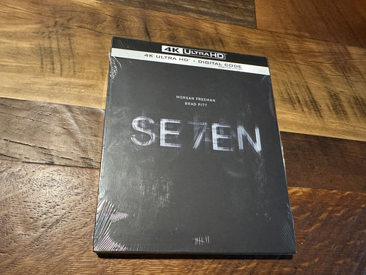 Seven (Se7en) (4K Ultra HD, Digibook, Brad Pit Classic, NEW/Sealed)