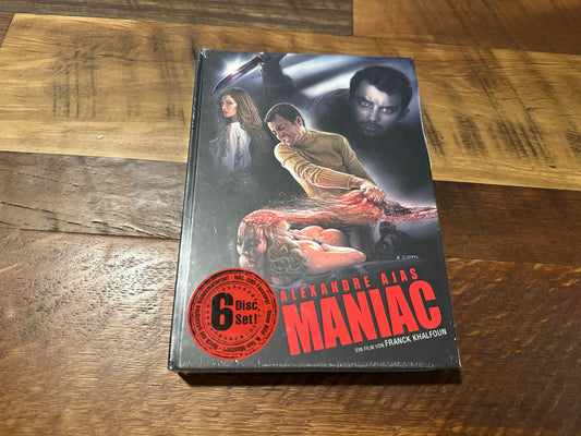 Maniac (Alexandre Ajas) (Blu ray Mediabook, Reg B, Nameless,666 Made, 6 Disc, NEW)