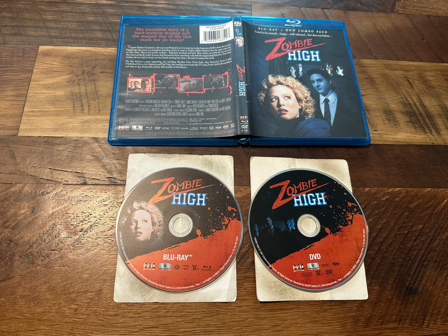 Zombie High (Blu ray/DVD, Scream Factory, 80's Classic, Widescreen)
