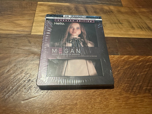 Megan 4K Ultra HD/Blu ray-Universal-2 Disc-Steelbook-Widescreen-NEW