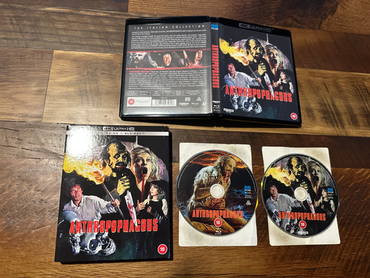 Anthropophagous AKA Grim Reaper 4K Ultra/Blu ray-88 Films-Slipcover-