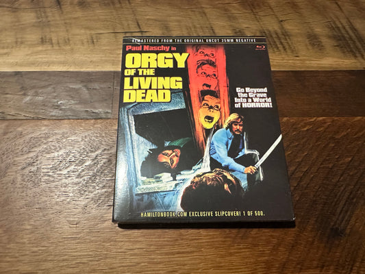 Orgy of the Living Dead Blu ray-Fun Moon Pictures-Slipcover-NEW