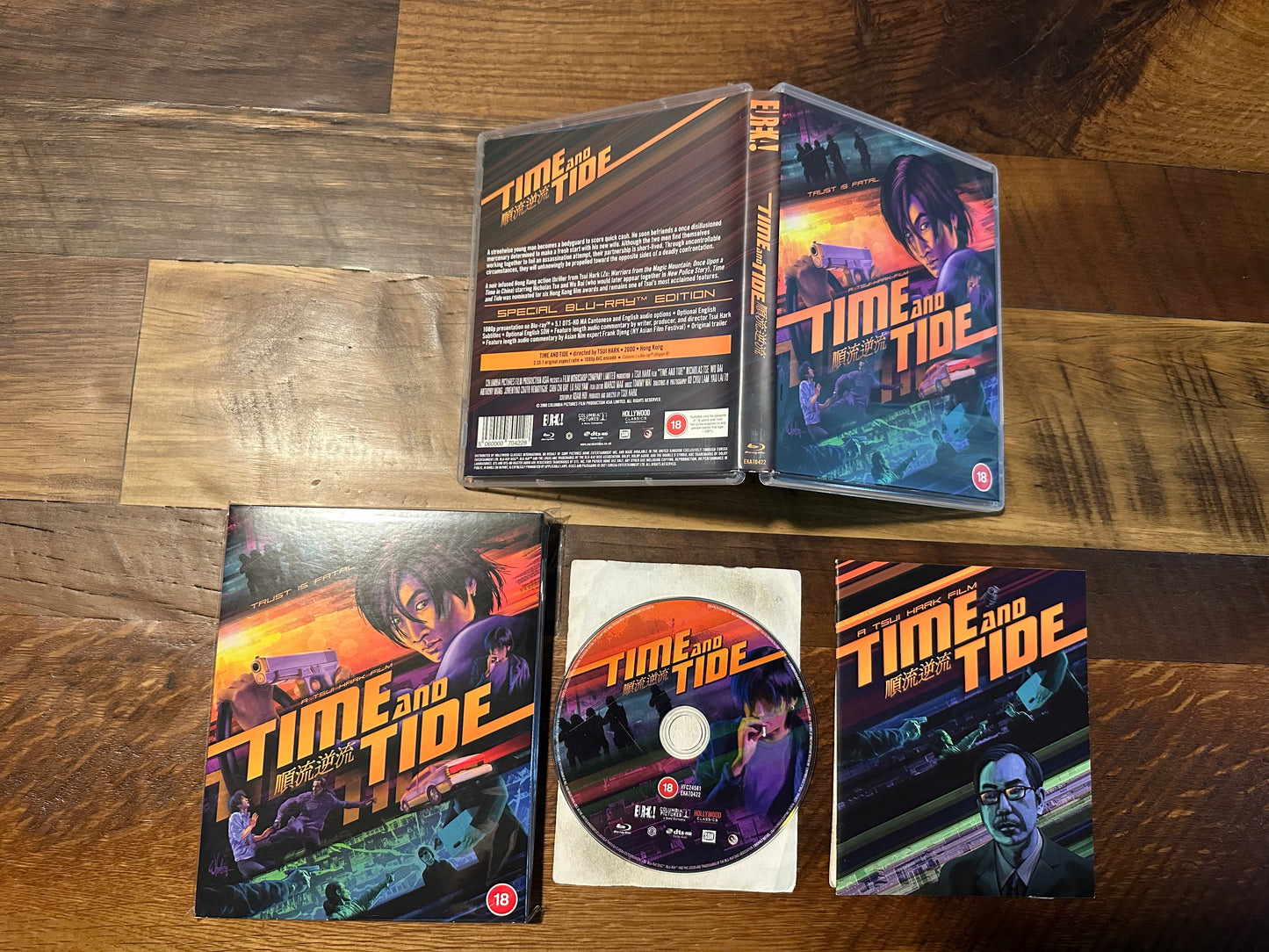 Time and Tide Blu ray-Eureka Video-Slipcover-Region B-Classic-
