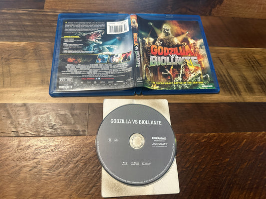 Godzilla VS Biollante Blu ray-Lionsgate-80’s Classic-Rare-OOP-