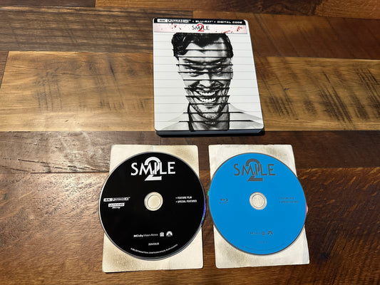 Smile Part 2 (4K Ultra HD/Blu ray, Steelbooks, Paramount, No Digital)