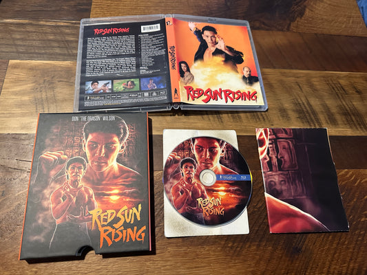 Red Sun Rising Blu ray-Vinegar Syndrome-Slipcover-Only 5000 Made
