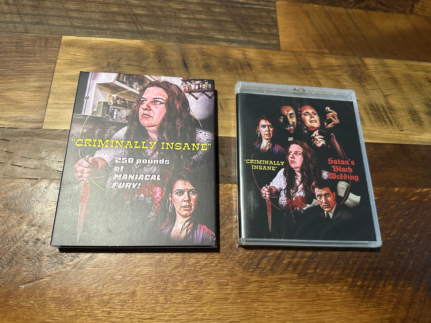 Criminally Insane (Blu ray, Vinegar Syndrome, Vinegar Slipcover, NEW/Sealed)