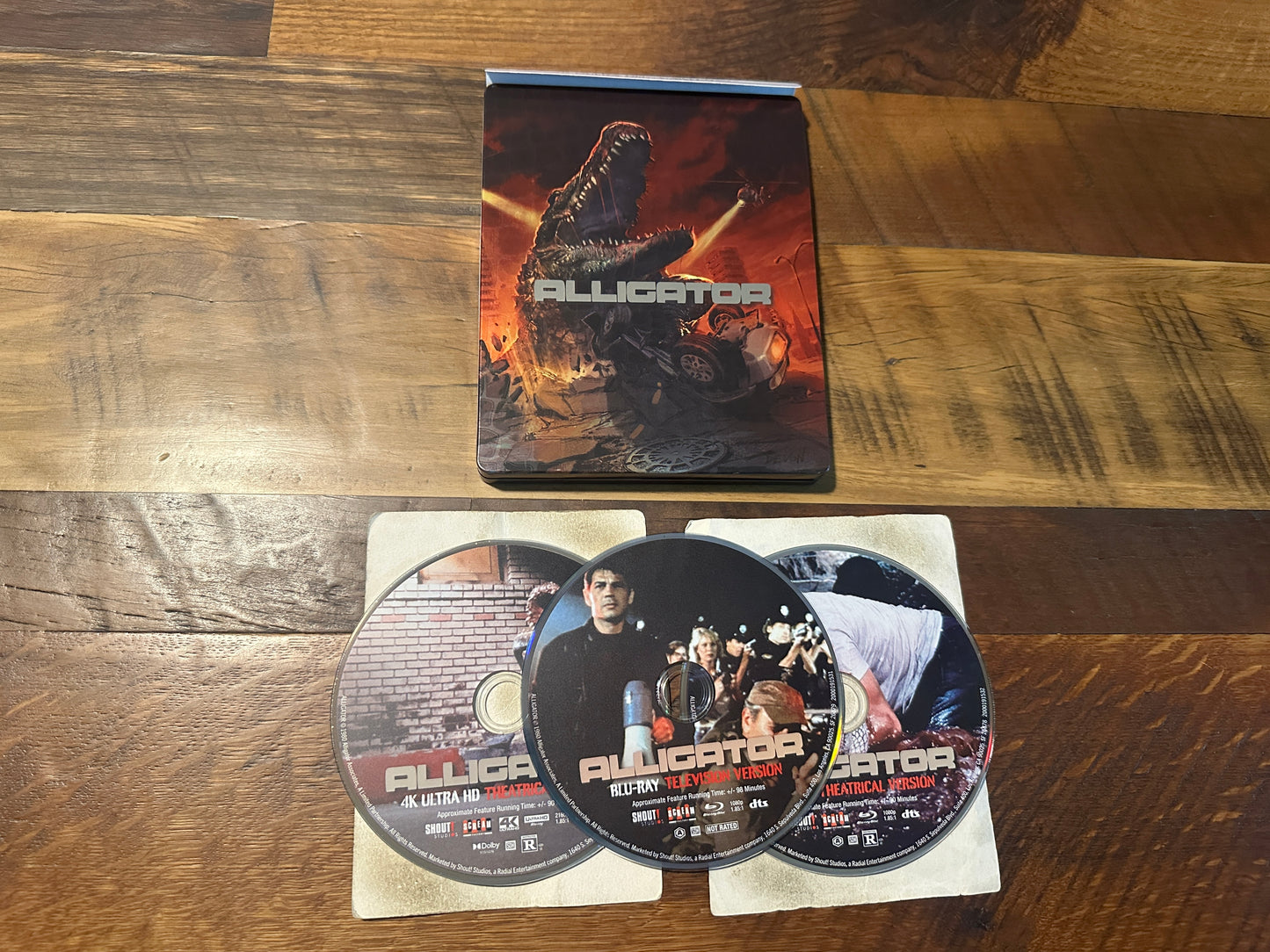Alligator (4K Ultra HD/Blu ray, Scream Factory, Steelbook, 2 Disc)