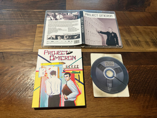 Project Omicron (Blu ray, Vinegar Syndrome Partner Label, Slipcover)