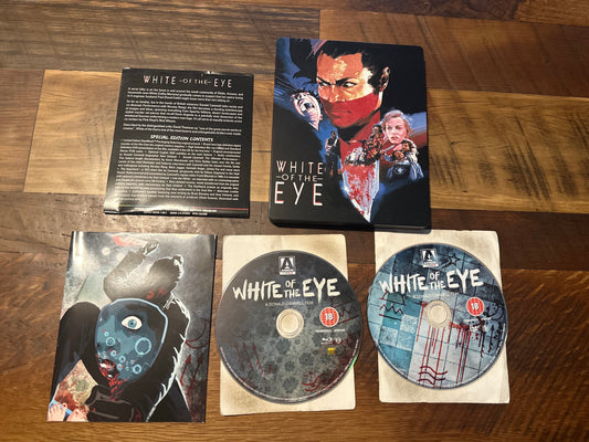 White Of The Eye Blu ray/DVD-Steelbook-Arrow Video-Region B-