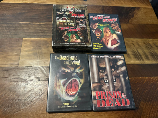 Zombies & The Undead (DVD, Full Moon, 3 Film Collection, Boxset)