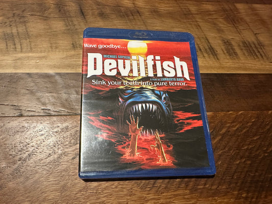 Devil Fish Blu ray-Code Red-Lamberto Bava Horror-NEW/Sealed