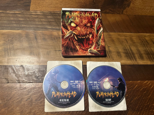 Pumpkinhead (4K Ultra HD/Blu ray, Steelbook, 2 Disc, Widescreen, No Digital)